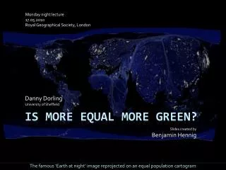 Is more equal more green?