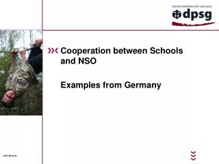 Cooperation between Schools and NSO
