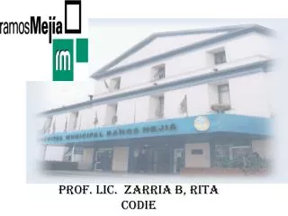 prof lic zarria b rita codie