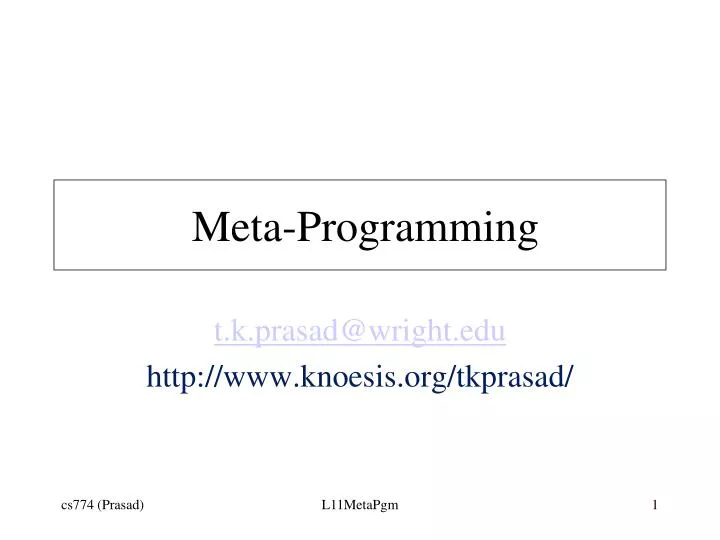 meta programming