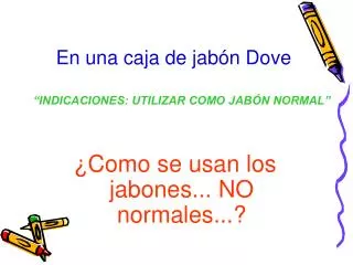 en una caja de jab n dove