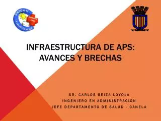 infraestructura de aps avances y brechas