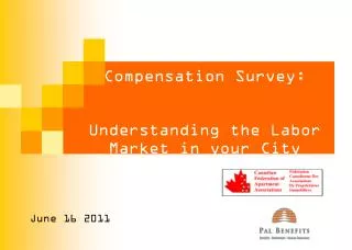 Compensation Survey: Understanding the Labor Market in your City