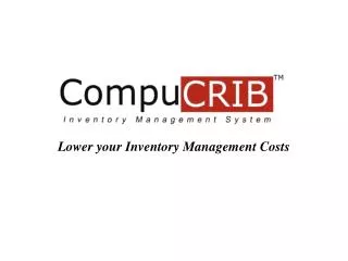 Lower your Inventory Management Costs