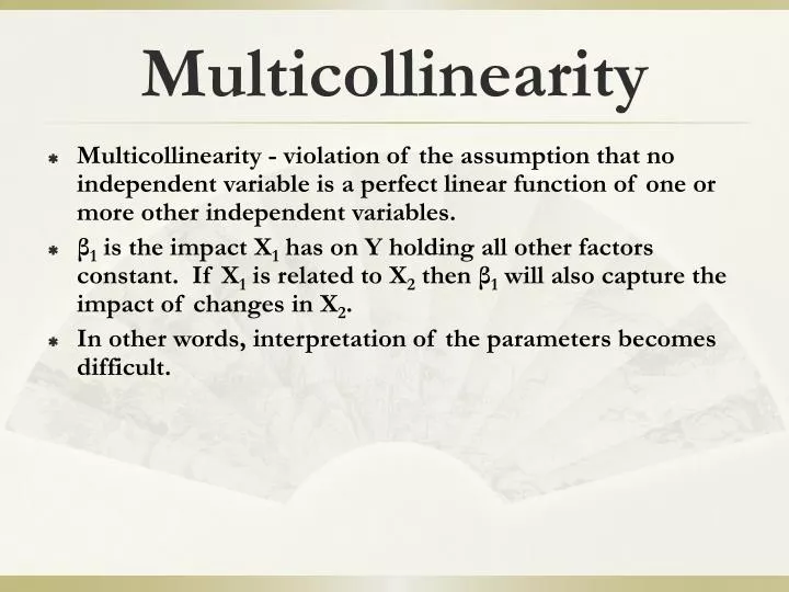 multicollinearity