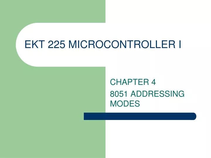 ekt 225 microcontroller i