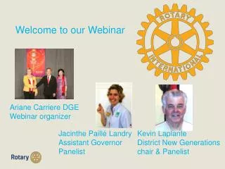 Welcome to our Webinar