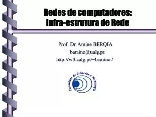 redes de computadores infra estrutura de rede