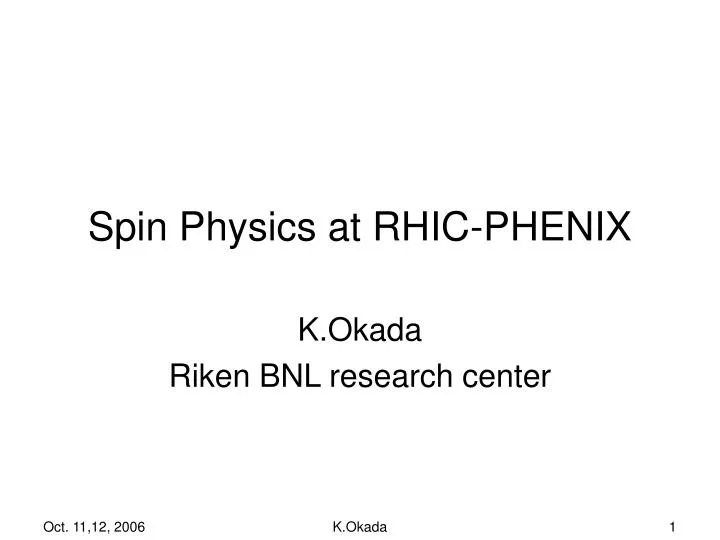 spin physics at rhic phenix