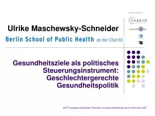 ulrike maschewsky schneider