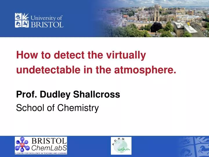 how to detect the virtually undetectable in the atmosphere