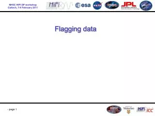 Flagging data