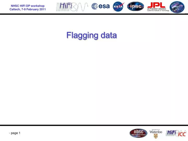 flagging data