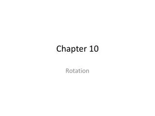 Chapter 10