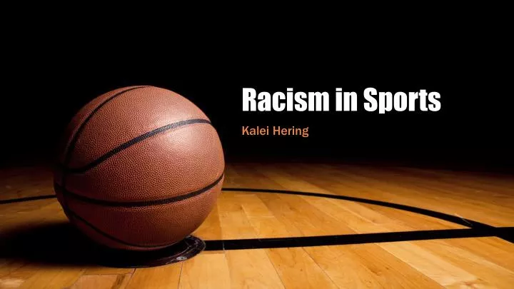 racism in sports