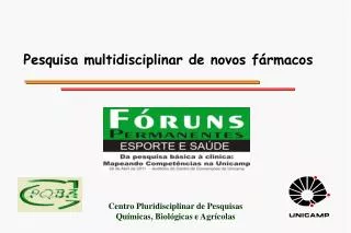 pesquisa multidisciplinar de novos f rmacos