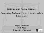 Integrating Social Justice into Science Education through PBIS: A Workshop Overview - slide 1