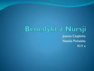 benedykt z nursji