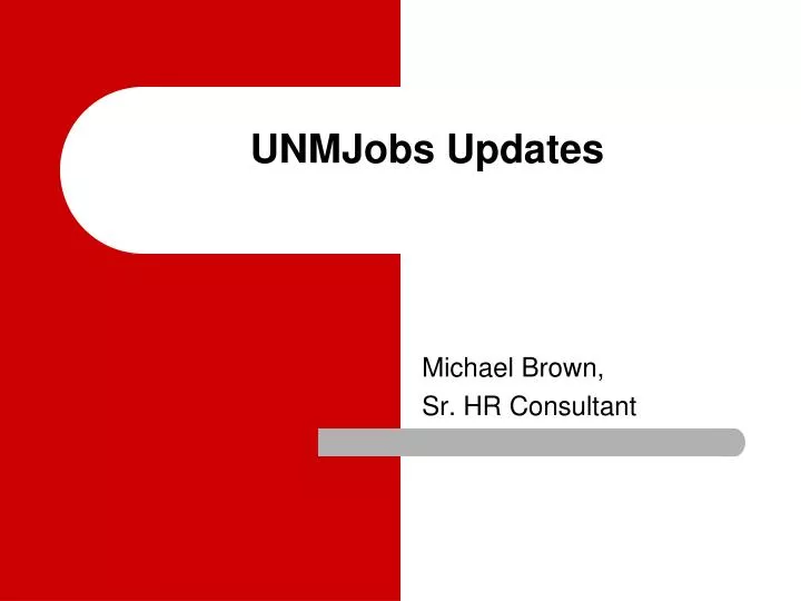 unmjobs updates