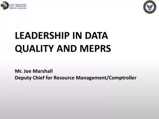 Context: Discuss leadership opportunities for DQMC and MEPRS Managers