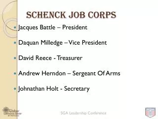 Schenck Job Corps