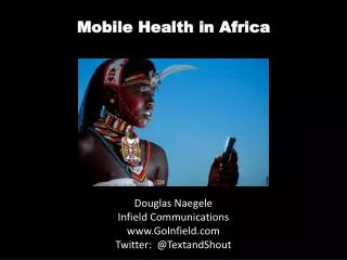 Mobile Health in Africa