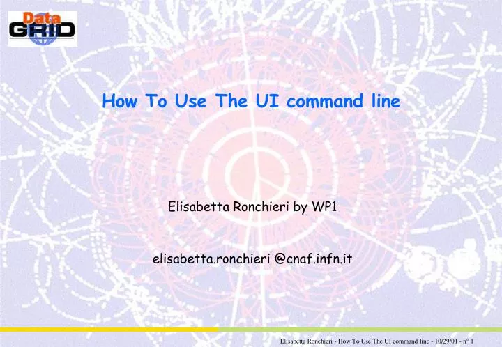 how to use the ui command line