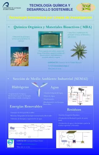 tecnolog a qu mica y desarrollo sostenible