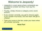 Exciting Jeopardy Sports Quiz Game - slide 1