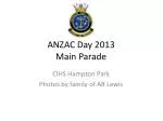 ANZAC Day 2013 Main Parade - slide 1