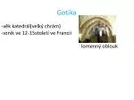 Gotika - slide 1