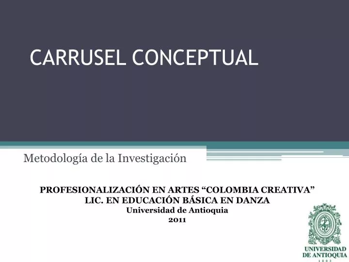 carrusel conceptual
