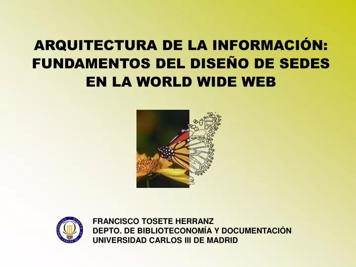 arquitectura de la informaci n fundamentos del dise o de sedes en la world wide web