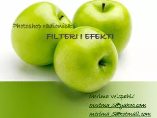 filteri i efekti