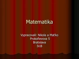 matematika