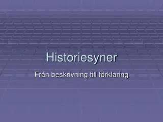 historiesyner