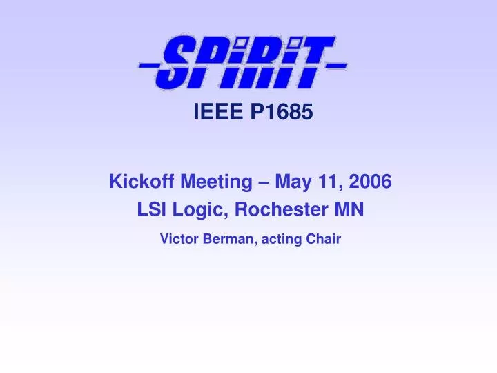 ieee p1685