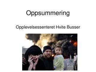 oppsummering