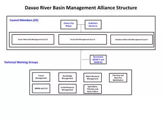 Davao River Basin Management Alliance Structure