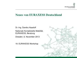 neues von euraxess deutschland