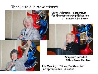 Thanks to our Advertisers