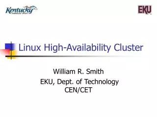 Linux High-Availability Cluster