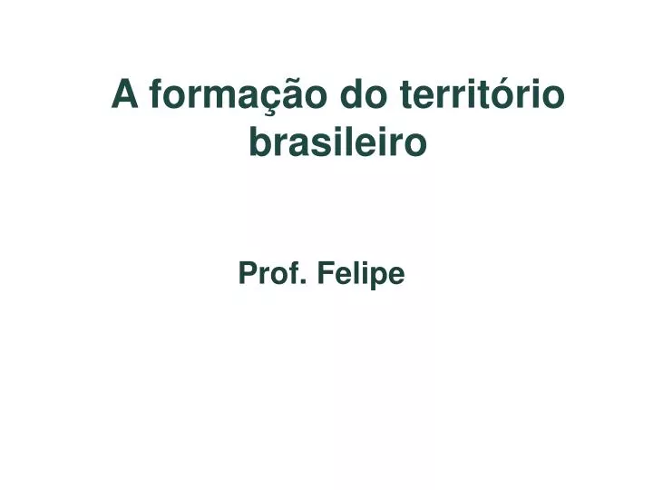 prof felipe