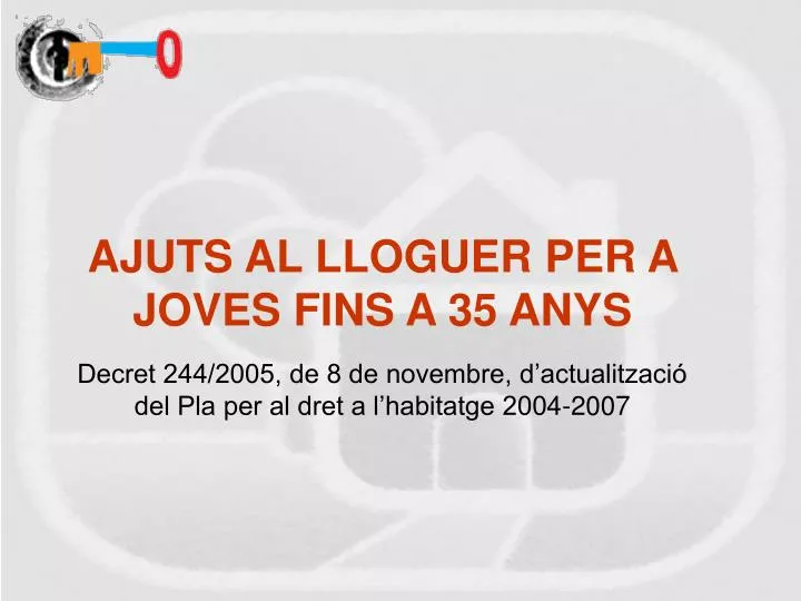 ajuts al lloguer per a joves fins a 35 anys