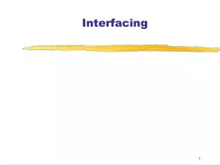 interfacing