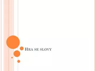 hra se slovy