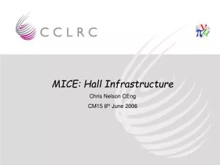 MICE: Hall Infrastructure