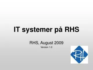 it systemer p rhs
