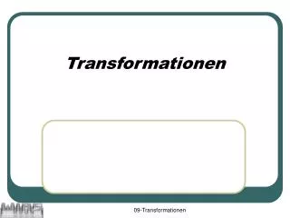 transformationen