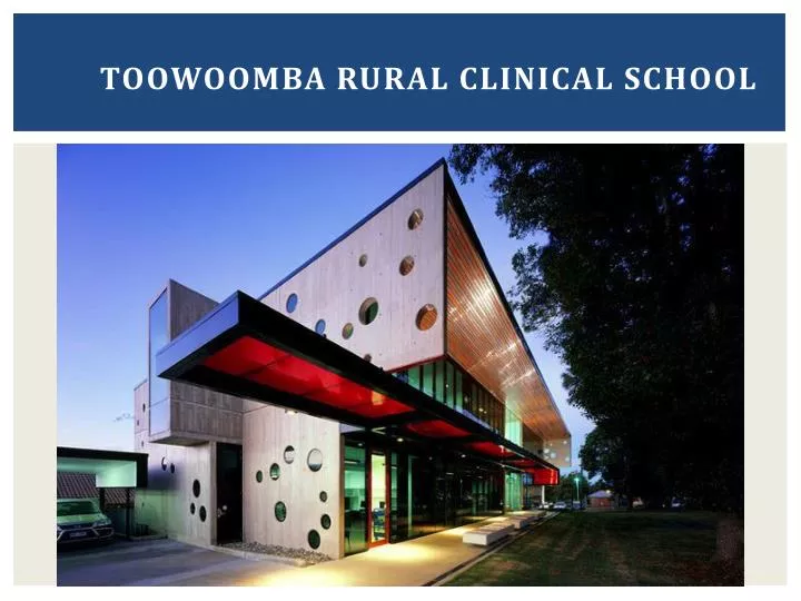 toowoomba rural clinical school